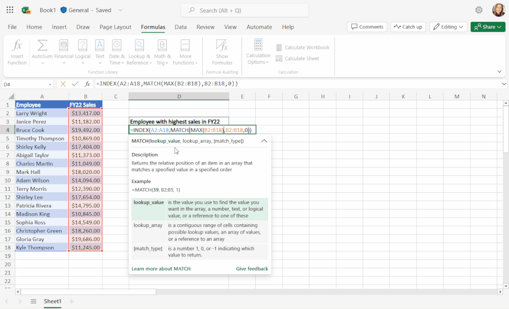 Excel | Formula Argument Assistance
