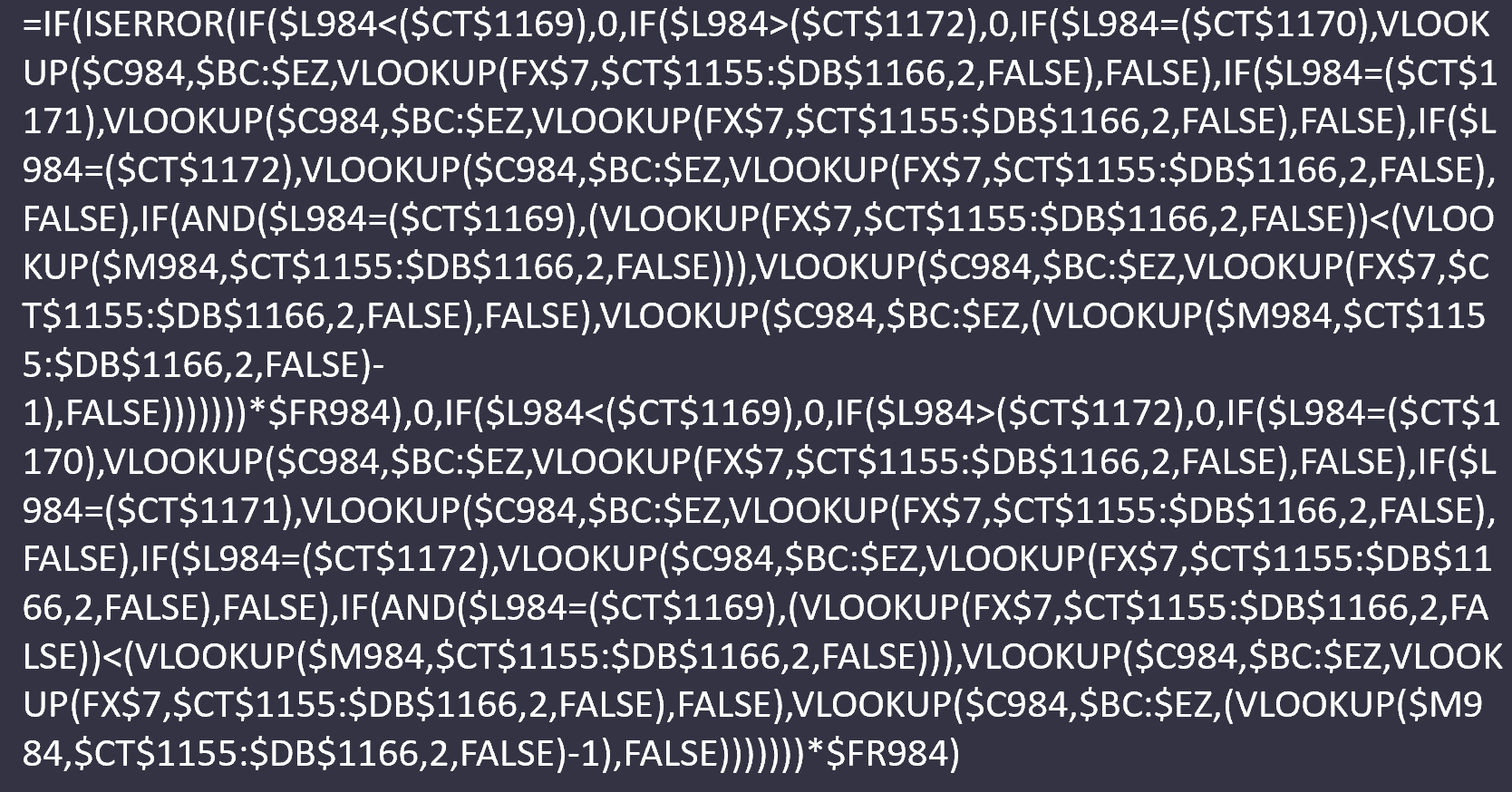 Nested IFs