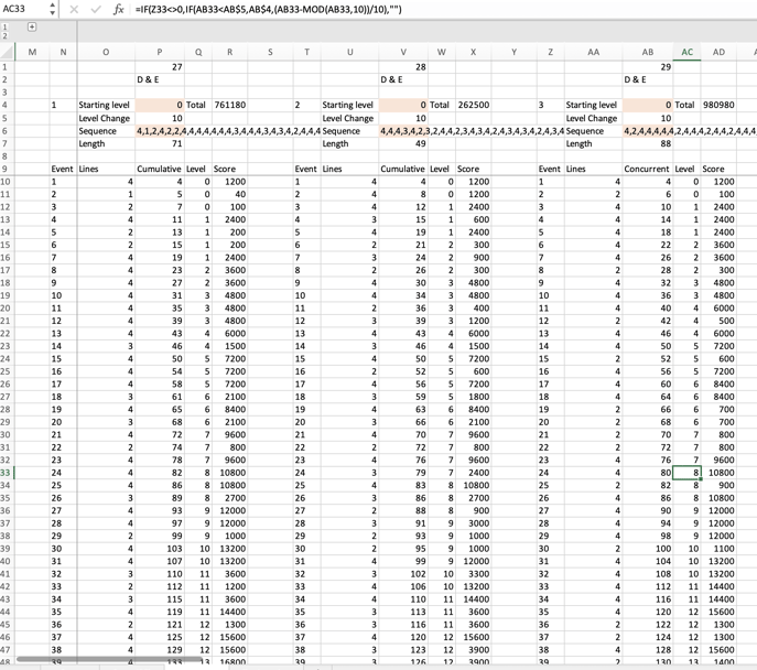 Tetris Excel Battle Submission 1