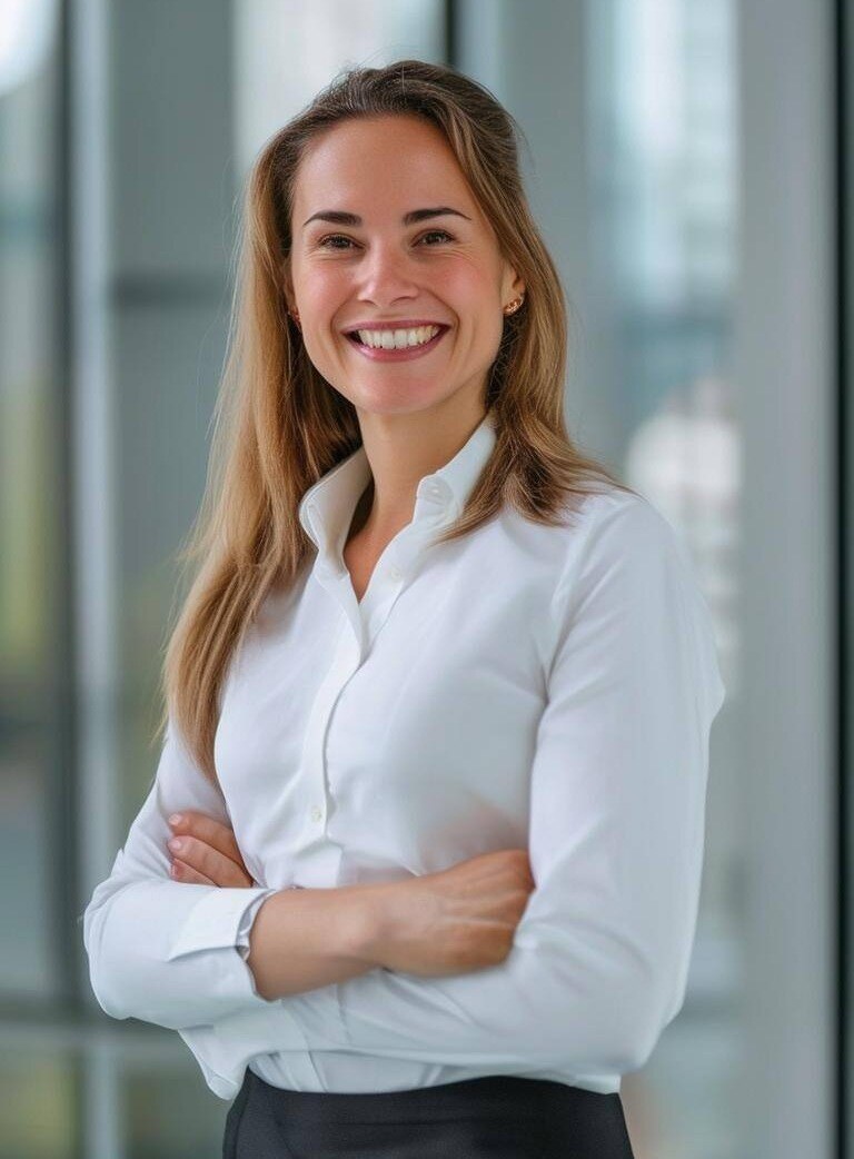 Finance professional woman smiling-1